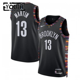 Brooklyn Nets Tyrese Martin Nike 2025-26 City Edition Musta Lasten Pelipaidat Swingman